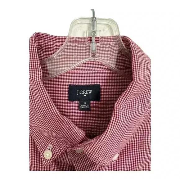 J. Crew Gingham Men’s Button Down Shirt Size Medium - Picture 6 of 6